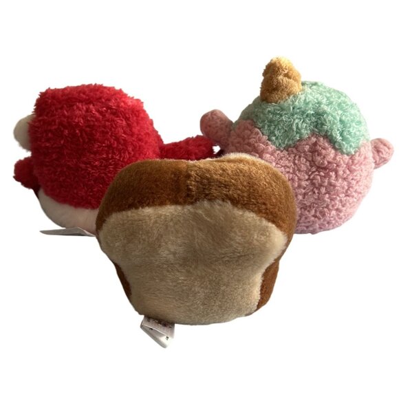Beanbag Plush Lot: Bum Bumz By Russ Holiday & Isabella Ice cream, Buttered Toast - Picture 2 of 5